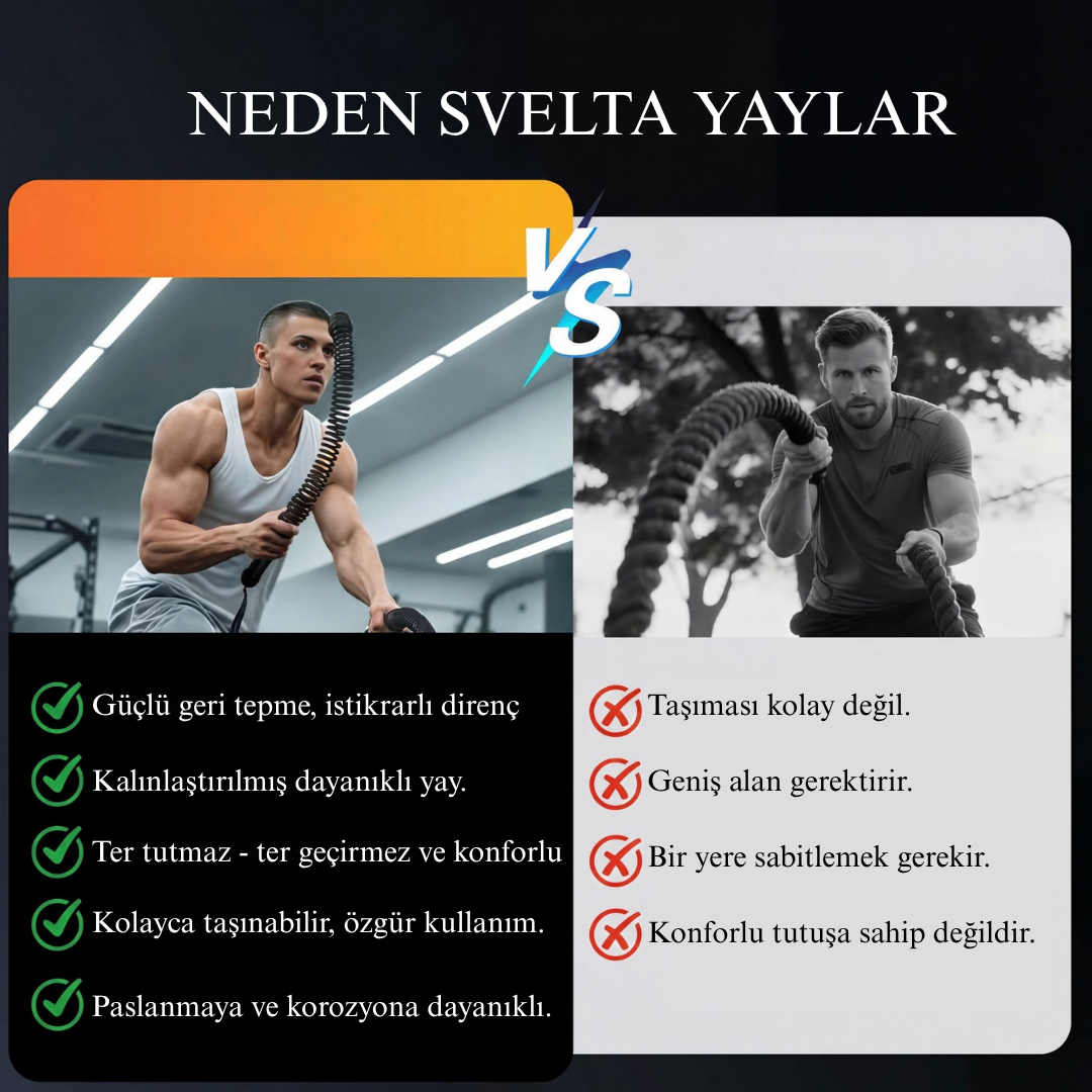 Svelta Kablosuz Battle Rope
