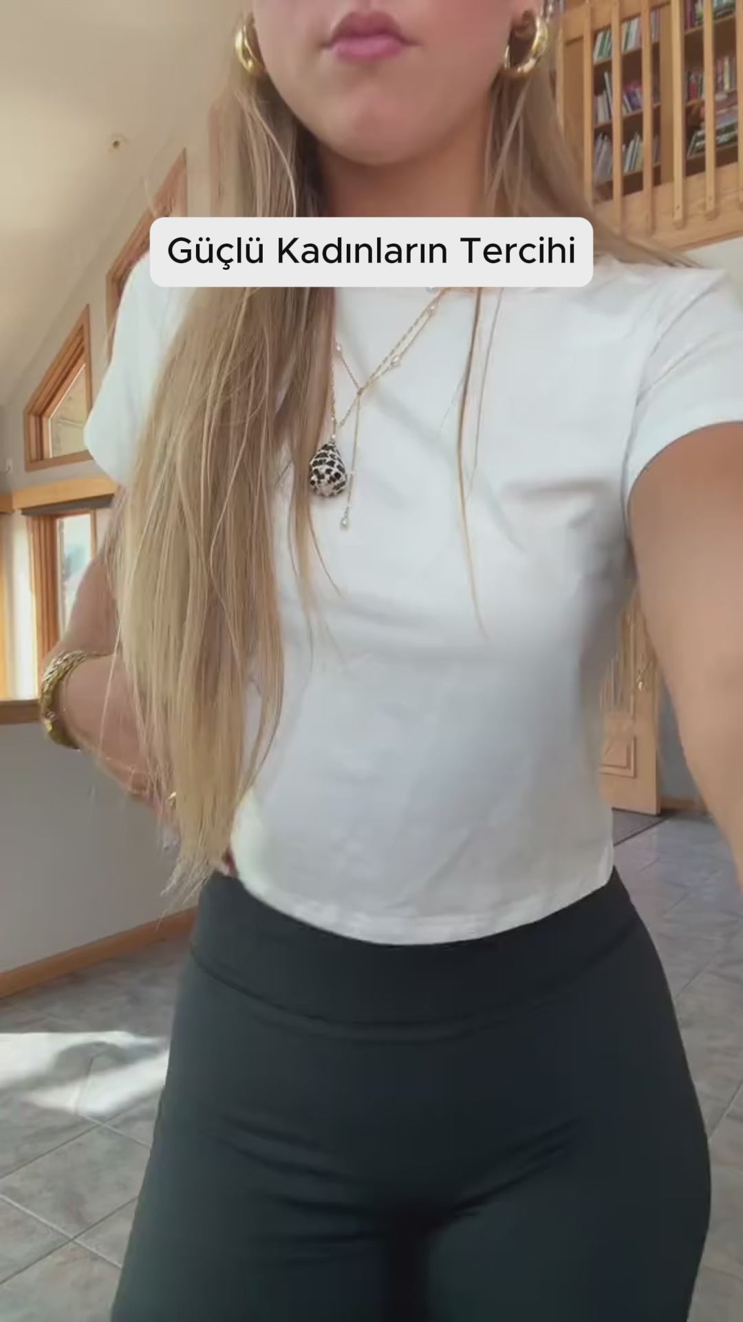 Kalça ve Bel Şekillendirici Flared Tayt Pantolon video